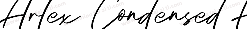 Artex Condensed Hai字体转换